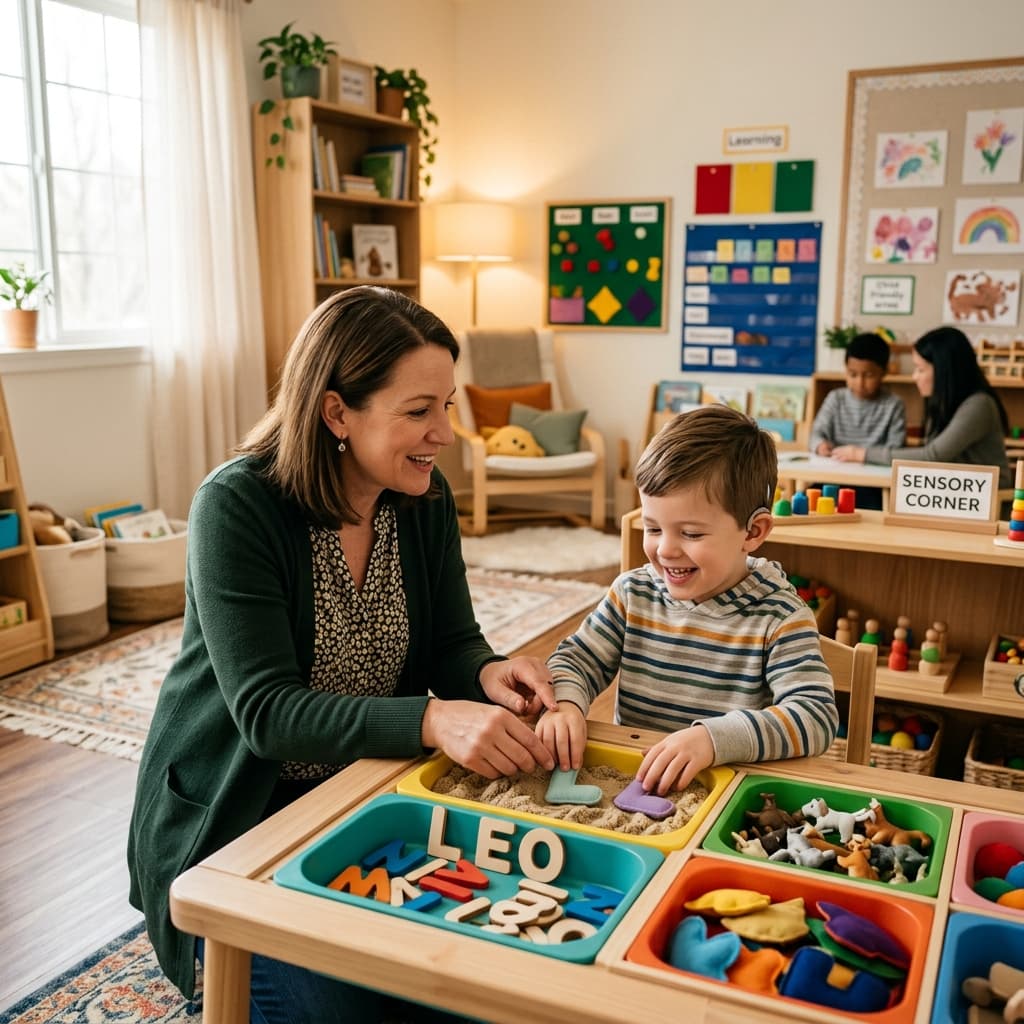 Promotional image for the Special Needs Skill Development class in Salmiya